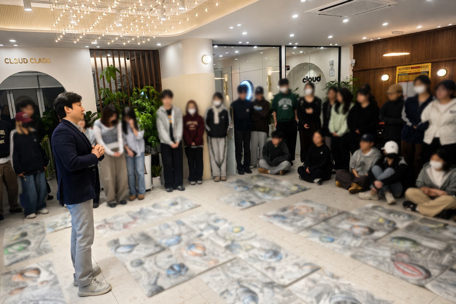 강남 클라우드 작품 합평과 피드백 수업 현장