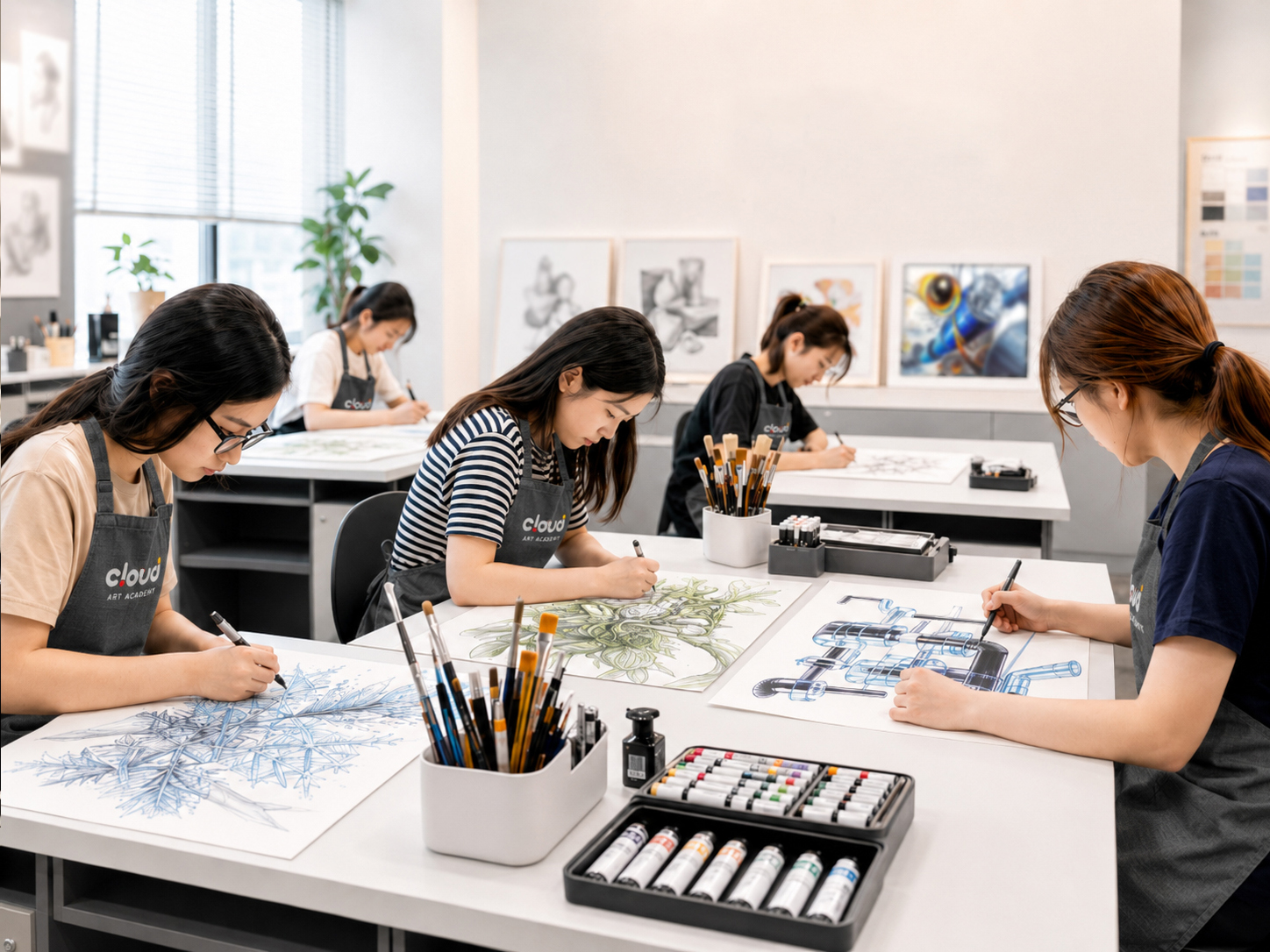 강남 클라우드 디자인예비반 수업 현장